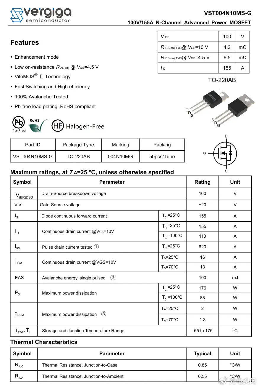 七家功率器件企业入局成为ebike充电器同步整流MOS领域