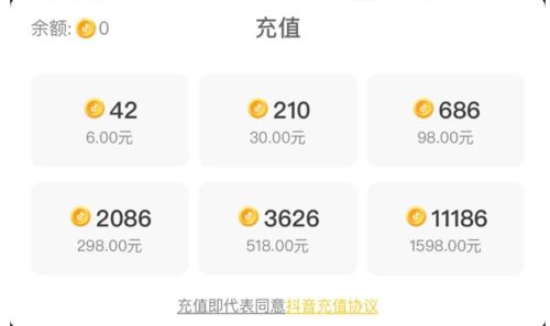 虚拟抖币(抖音的虚拟币怎么充值)